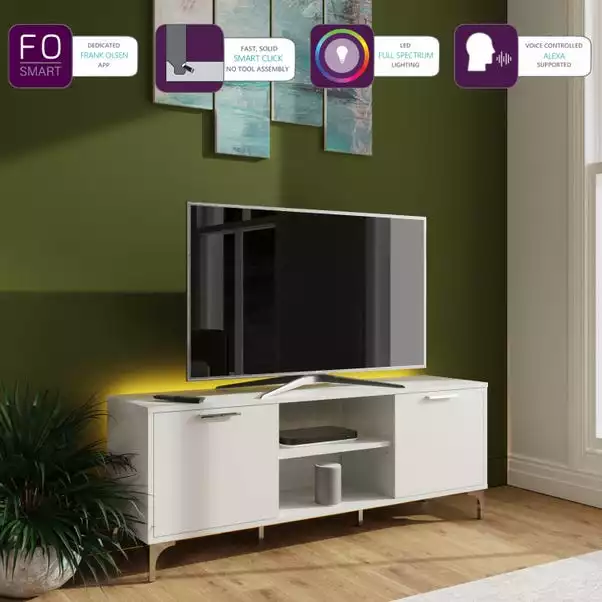 Frank Olsen Furniture Ouverte SMART LED TV Unit 4 Frank Olsen Furniture Ouverte SMART LED TV Unit - Image 2