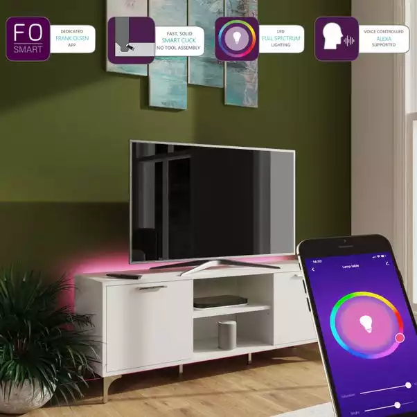 Frank Olsen Furniture Ouverte SMART LED TV Unit 5 Frank Olsen Furniture Ouverte SMART LED TV Unit - Image 3