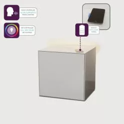 Frank Olsen Furniture Intel LED 1 Door Lamp Table -Dune Sales Store 30793107 alt02