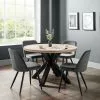 Julian Bowen Berwick Round Dining Table Oak 1 Julian Bowen Berwick Round Dining Table Oak -Dune Sales Store 30794139