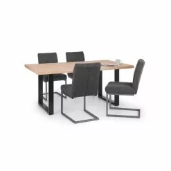 Julian Bowen Berwick Rectangular Dining Table Oak 13 Julian Bowen Berwick Rectangular Dining Table Oak -Dune Sales Store 30794140 alt05