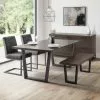 Julian Bowen Brooklyn Rectangular Dining Table Dark Oak -Dune Sales Store 30794156