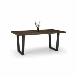 Julian Bowen Brooklyn Rectangular Dining Table Dark Oak -Dune Sales Store 30794156 alt01