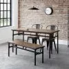 Julian Bowen Carnegie Rectangular Dining Table Mocha Elm 1 Julian Bowen Carnegie Rectangular Dining Table Mocha Elm -Dune Sales Store 30794170