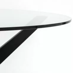 Julian Bowen Hayden Round Glass Dining Table -Dune Sales Store 30794260 alt04