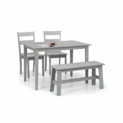 Julian Bowen Kobe Compact Rectangular Dining Table Grey -Dune Sales Store 30794284 alt02