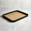 Dunelm Painted Rim Rectangle Tray -Dune Sales Store 30794660