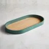 Dunelm Painted Rim Oval Tray 2 Dunelm Painted Rim Oval Tray -Dune Sales Store 30794661
