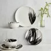 Dunelm Abstract Brushstroke 12 Piece Dinner Set -Dune Sales Store 30794664