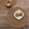 Dunelm Set Of 2 Round Hessian Tassel Edge Placemats -Dune Sales Store 30797269