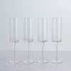 Dunelm Set Of 4 Montreal Flute Glasses -Dune Sales Store 30797556