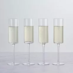 Dunelm Set Of 4 Montreal Flute Glasses -Dune Sales Store 30797556 alt01