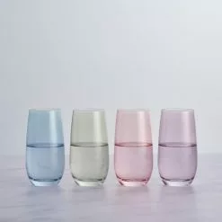 Dunelm Set Of 4 Pastel Highball Tumblers -Dune Sales Store 30797563 alt05