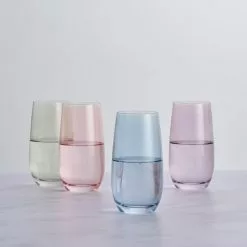 Dunelm Set Of 4 Pastel Highball Tumblers -Dune Sales Store 30797563 alt06