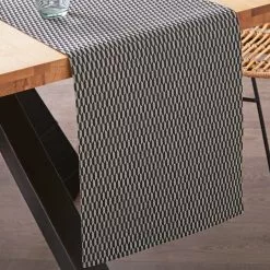Dunelm Geometric Table Runner -Dune Sales Store 30799018 alt01