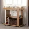 Seconique Naples Drinks Cart Oak Effect -Dune Sales Store 30799079