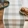 Dunelm Large Sage Woven Check Table Runner 1 Dunelm Large Sage Woven Check Table Runner -Dune Sales Store 30800396