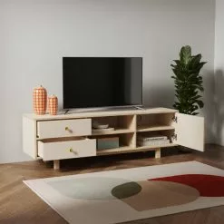Dunelm Iver Extra Wide TV Unit -Dune Sales Store 30802377 alt02