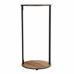 Dunelm Fulton Side Table With LED Lights Rustic Pine -Dune Sales Store 30802439 alt04