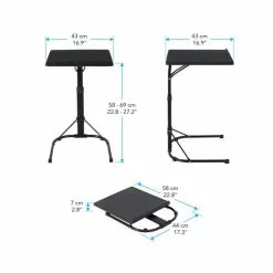 AVF Portable Laptop Side Table, Black -Dune Sales Store 30812388 alt05