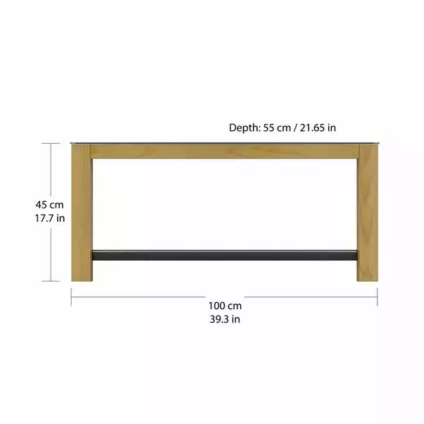 AVF Affinity Real Curved Wood Coffee Table FT100AFFO 6 AVF Affinity Real Curved Wood Coffee Table FT100AFFO - Image 4