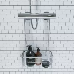 Croydex Rust-Free Hook Over Shower Caddy -Dune Sales Store 30814820 alt03