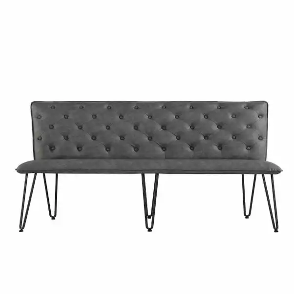 Kettle Sebastian Studded Back 140cm Bench 6 Kettle Sebastian Studded Back 140cm Bench - Image 4