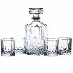 BarCraft Barcraft Cut Glass Effect Decanter Set 900ml 10 BarCraft Barcraft Cut Glass Effect Decanter Set 900ml -Dune Sales Store 30816893 alt03