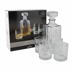 BarCraft Barcraft Cut Glass Effect Decanter Set 900ml 11 BarCraft Barcraft Cut Glass Effect Decanter Set 900ml -Dune Sales Store 30816893 alt04
