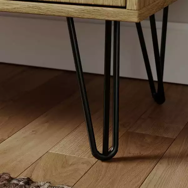 Dunelm Bella 2 Door Sideboard Oak Effect 7 Dunelm Bella 2 Door Sideboard Oak Effect - Image 5