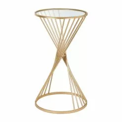 Pacific Lifestyle Pacific Liberty Side Table, Iron & Glass -Dune Sales Store 30821672 alt02