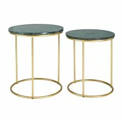 Pacific Lifestyle Pacific Milly Set Of 2 Nest Of Side Tables, Marble -Dune Sales Store 30821674 alt02